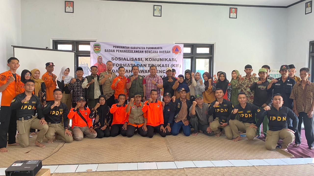 Heboh! Antusiasme Warga Pondokbungur Saat BPBD Gelar Sosialisasi Tanggap Bencana Bersama Praja IPDN